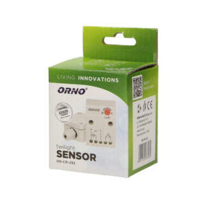 Czujnik zmierzchowy ORNO z hermetyczną zwe. sondą w puszce OR-CR-232