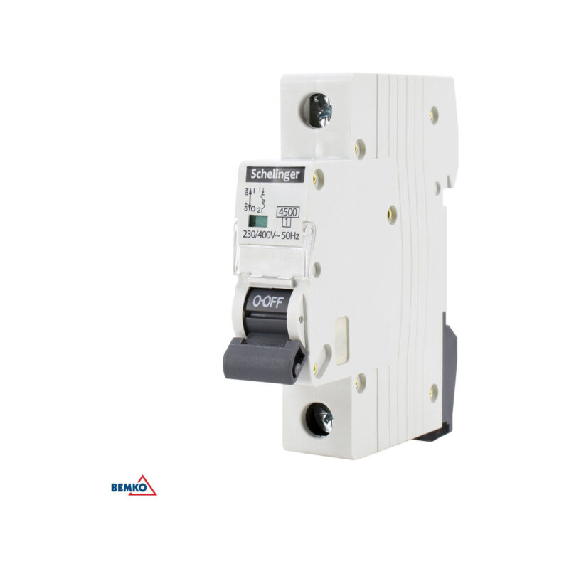 Wyłącznik nadprądowy 4.5KA 1P B 10A SCHELINGER