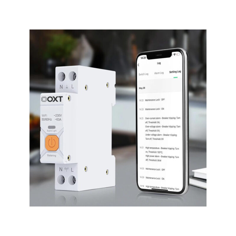 Inteligentny Sterownik OXT | 63A | Licznik | WiFi | Tuya T335