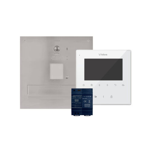 Skrzynka na listy z wideodomofonem i monitorem VIDOS DUO S1201A-SKM/M1022W