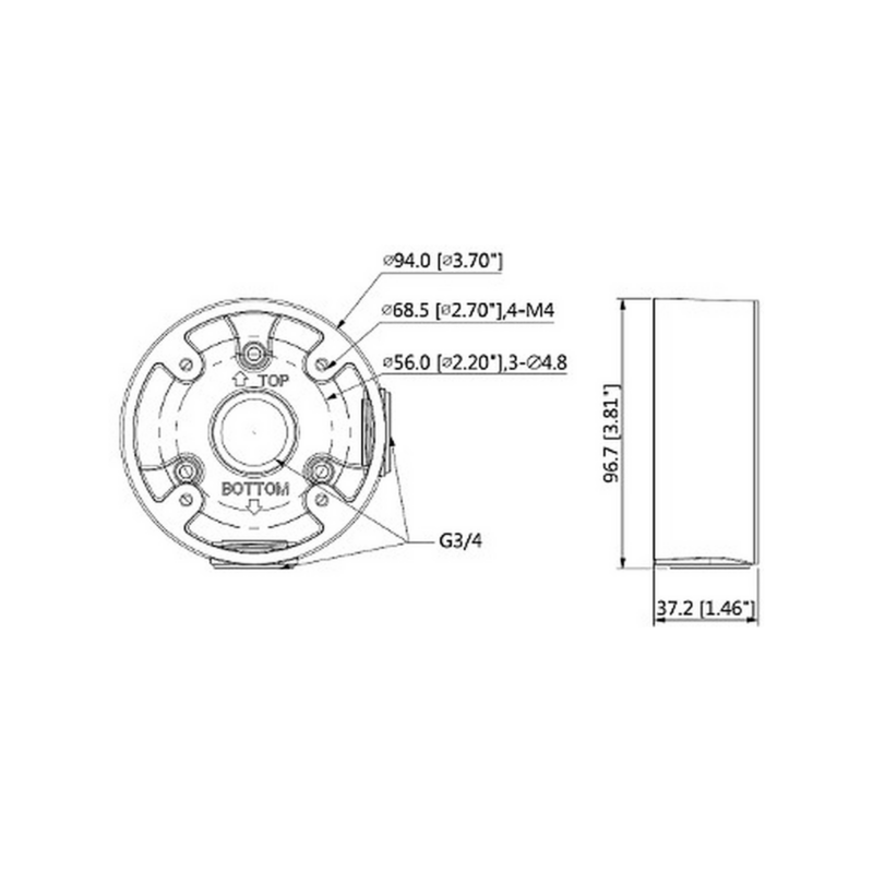 adapter_dahua_pfa13aeblack_58f069341e351 Puszka MT-P13A-B