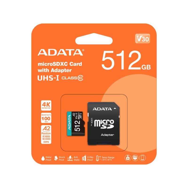 adata_karta_pamici_microsd_premier_pro_512_gb_uhs1_u3_v30_a2___adapter_90b6846b3ab2b Adata Karta pamięci microSD Premier Pro 512 GB UHS1 U3 V30 A2 + adapter