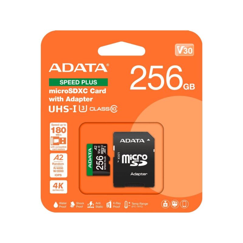 adata_karta_pamici_microsd_speed_plus_256gb_uhs1_u3_v30_a2_180160_mbs_6e1e19f44312d Adata Karta pamięci microSD Speed Plus 256GB UHS1 U3 V30 A2 180/160 MB/s