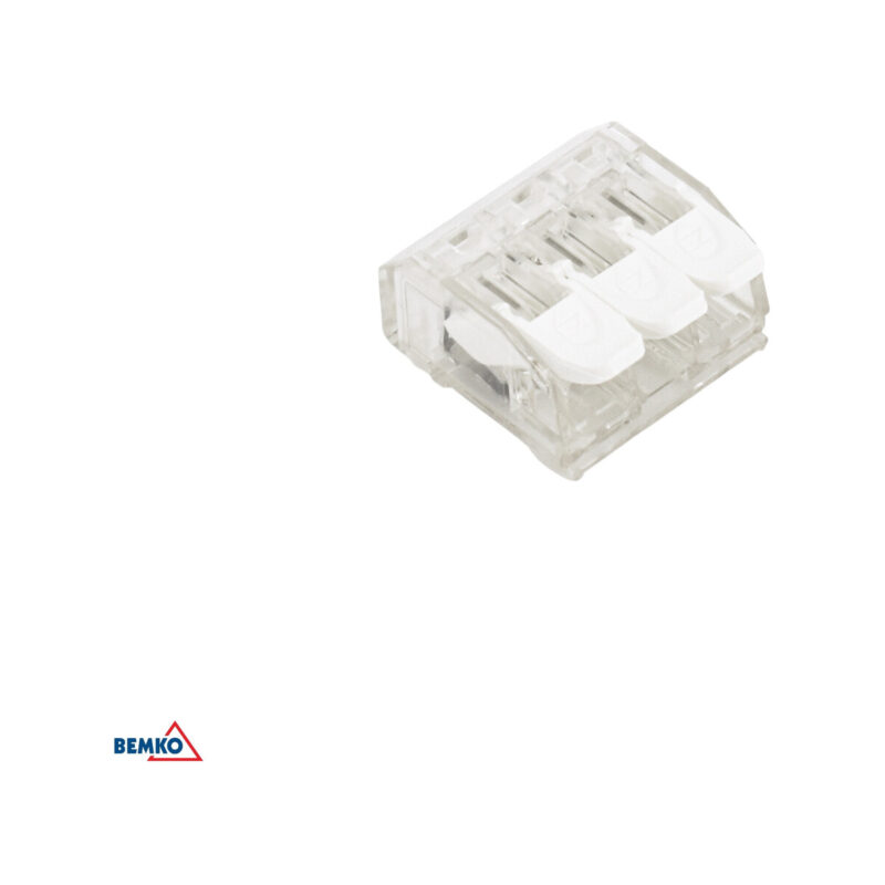 Szybkozłączka instalacyjna 4mm2 x 3 - 50 szt