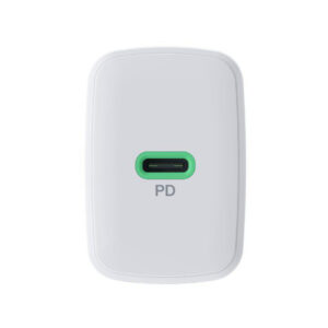 ŁADOWARKA SIECIOWA Greencell PowerSource Solo30 30W 1xUSB-C PD 3.0 QC 4.0+ biała