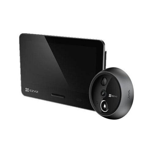 Wizjer do drzwi Ezviz EP4 8MP Wi-Fi srebrny