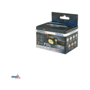 WIELOFUNKCYJNA LATARKA CZOŁOWA LED BEMKO AKUMULATOROWA 6500K 1200mAh IP44