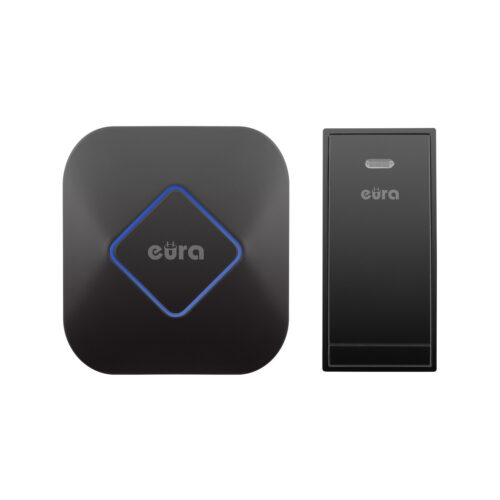 DZWONEK BEZPRZEWODOWY ''EURA'' WDP-83H2 ''JAZZ'' bezbateryjny CZARNY