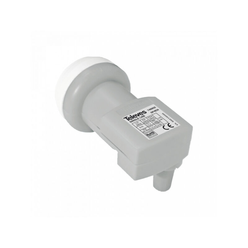 Konwerter Single TELEVES ref. 746902 szary