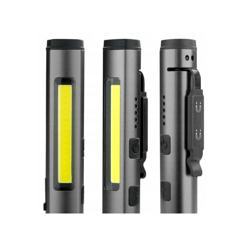 Latarka warsztatowa inspekcyjna COB LED UV Laser everActive PL-350R 350 lumenów IP54 z magnesem