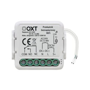 aedd10d3febf28602fa506358d6e766a_original Moduł OXT mini przekaźnik beznapięciowy AC 230V DC 5V 12-48V WiFi TUYA