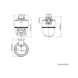 Kamera IP Hilook PTZ-N2C600M-DE(2.8mm)(O-STD) 6MP Smart Hybrid Light