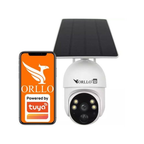 Kamera IP bezprzewodowa 4G LTE obrotowa z panelem solarnym Orllo TZ1 PRO