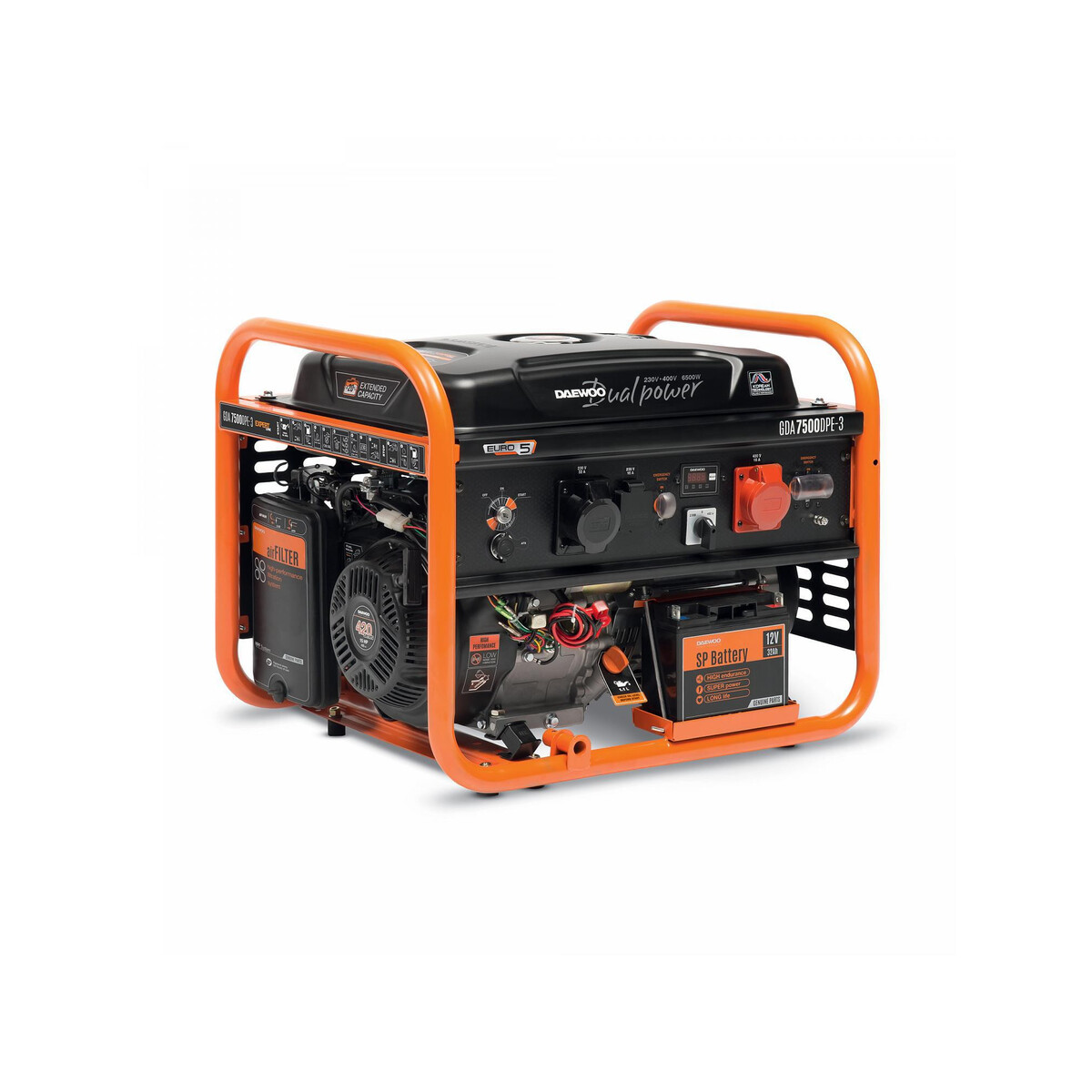 AGREGAT PRĄDOTWÓRCZY DAEWOO GDA 7500DPE-3 6.5kW