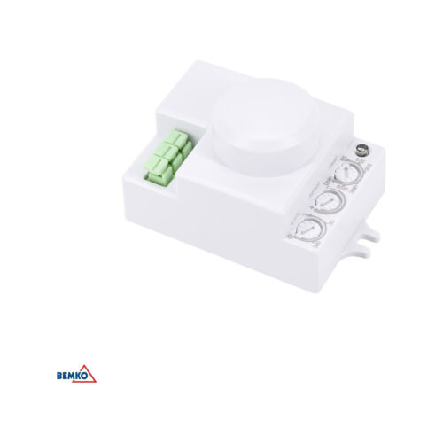 Czujnik Mikrofalowy 1200W 360* IP20 prostokątny biały Z SONDA