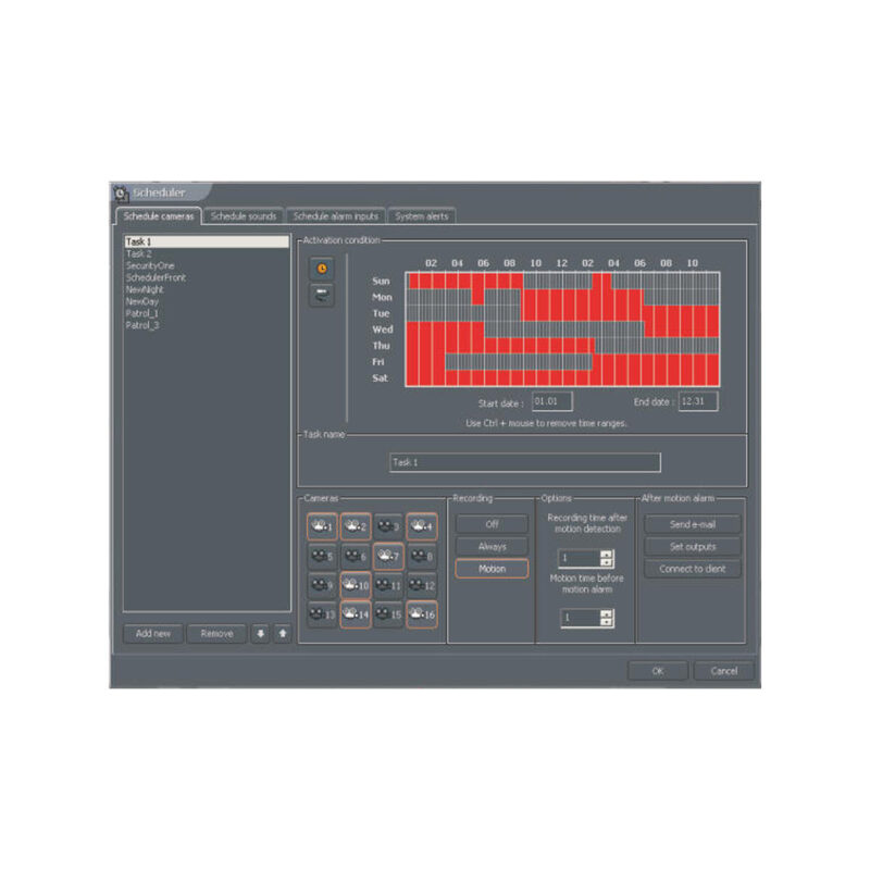 alnet_13 ALNET NETSTATION linecja bazowa na 8 kanałó wideo z PRS