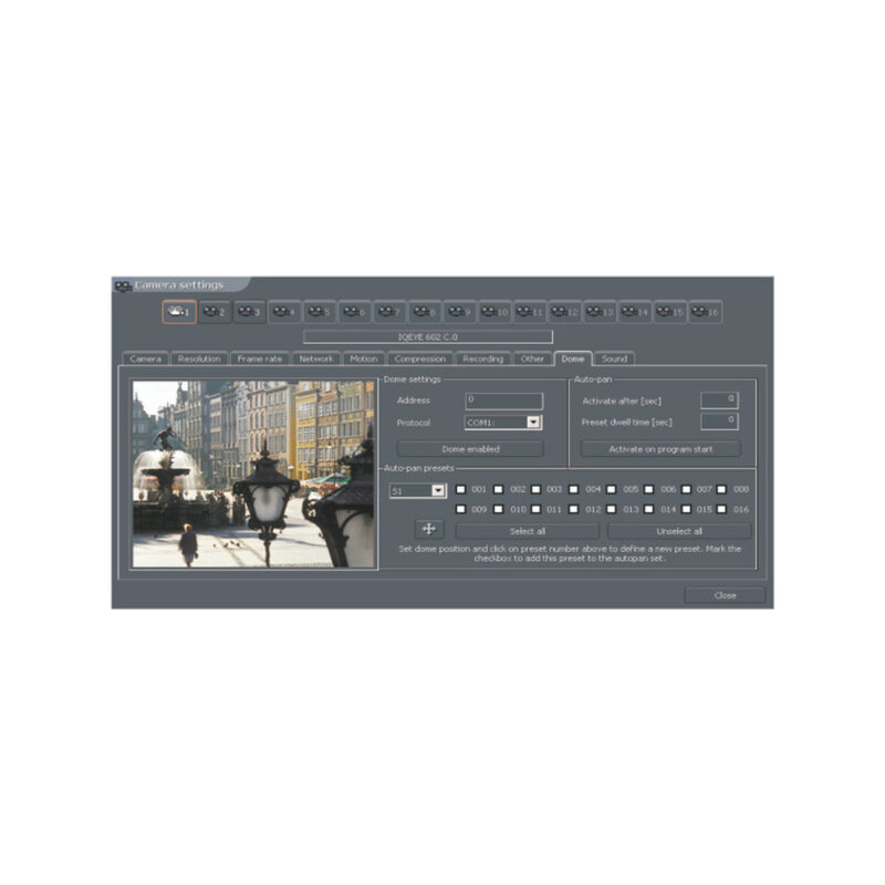 alnet_6 ALNET NETSTATION linecja bazowa na 8 kanałó wideo z PRS