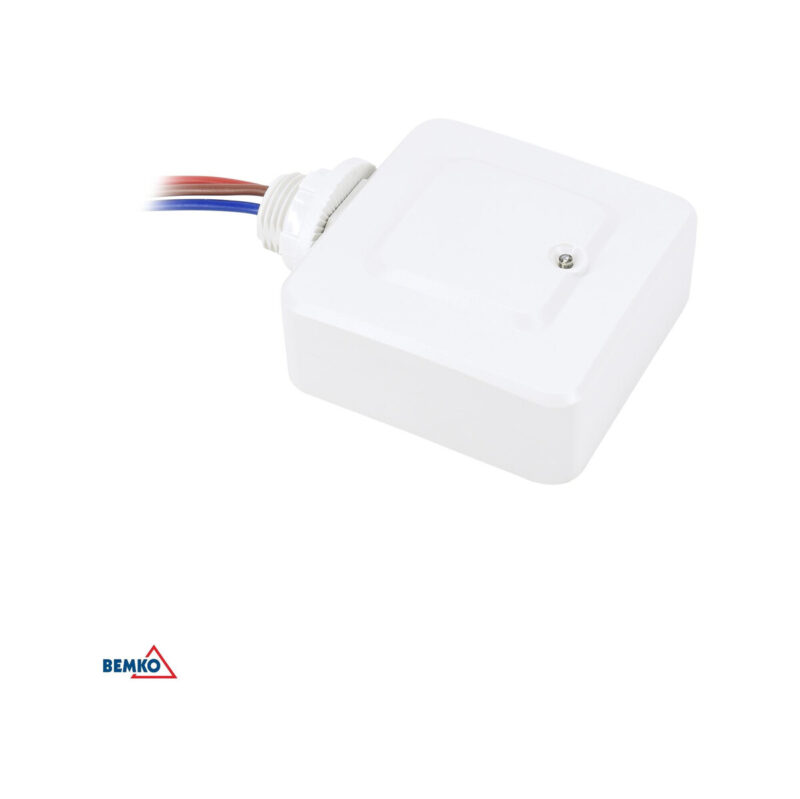 Czujnik Mikrofalowy 120W 360* IP20 prostokątny biały 24VDC