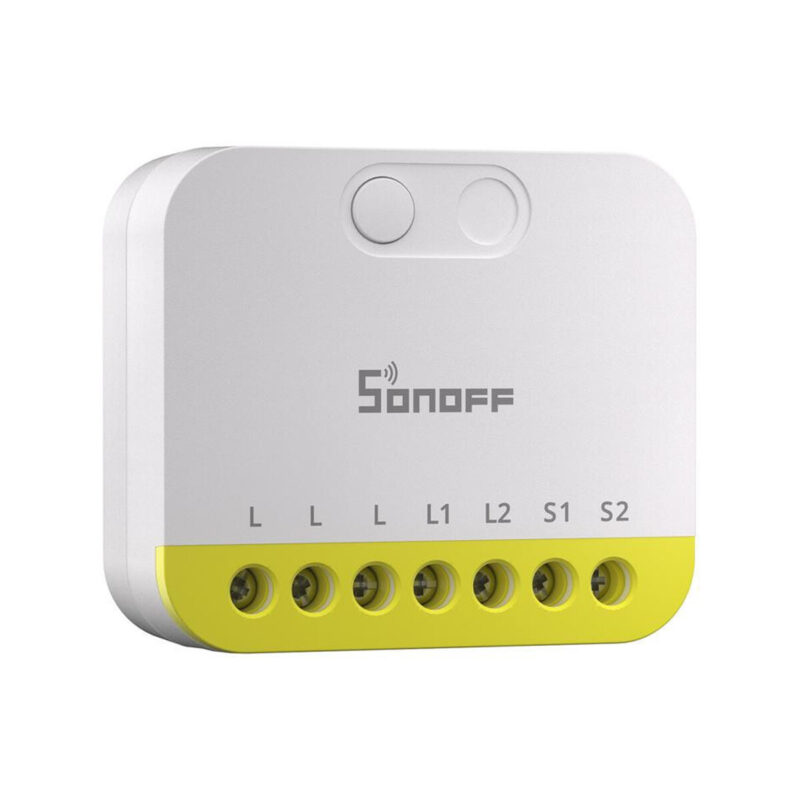 Dwukanałowy mini przełącznik bez N Sonoff MINI-ZB2GS-L ZigBee