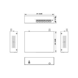Switch Hikvision DS-XS06-P