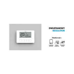 Przewodowy regulator pokojowy biały T-4.1 Tech sterowniki