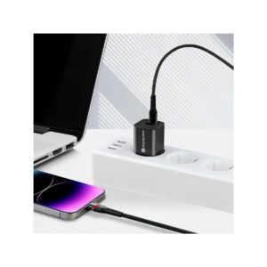 KABEL USB-C / Lightning Apple iPhone LED RGB everActive CBB-1CIR 100cm PD 27W