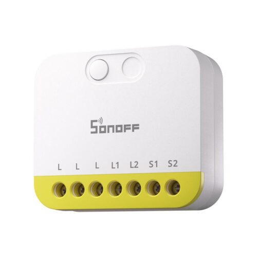 Dwukanałowy mini przełącznik bez N Sonoff MINI-ZB2GS-L ZigBee