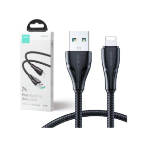 Kabel USB-A / Lightning Joyroom S-UL012A11 120cm 2.4A w oplocie czarny