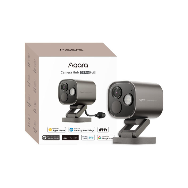 Aqara Camera Hub G5 Pro PoE Szara | Kamera IP | 1520p, Zigbee, CH-C03D