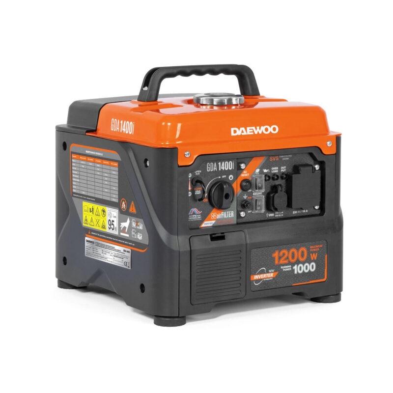 AGREGAT PRĄDOTWÓRCZY INWERTOROWY DAEWOO GDA 1400i 1.2kW