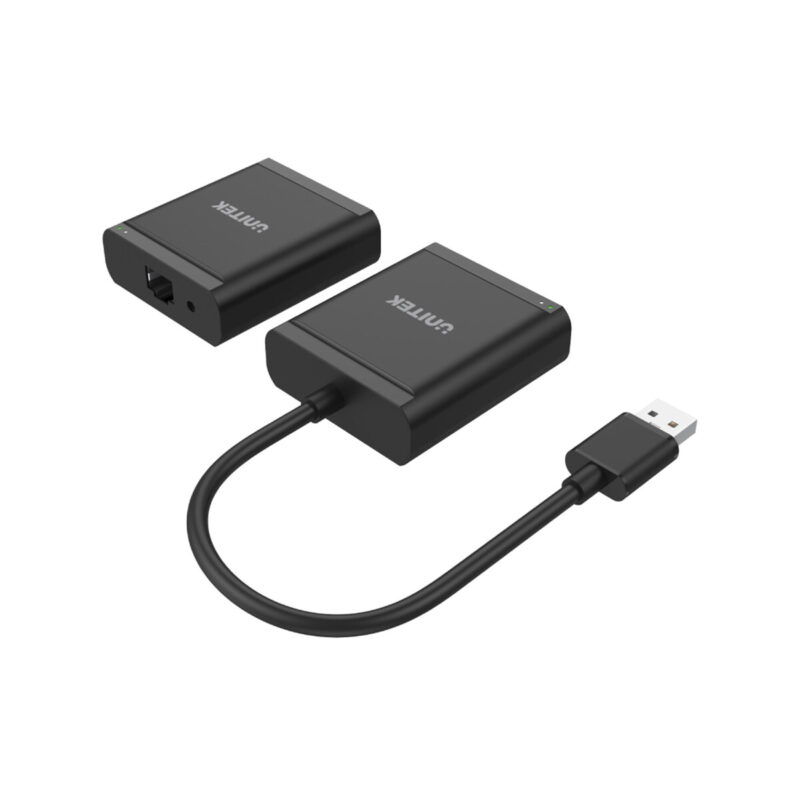 Unitek Y-2516 przedłużacz USB 2.0 po skrętce 4xUSB