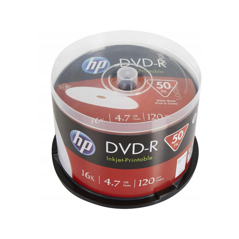 Płyty DVD-R Verbatim HP Inkjet-Printable spindle (50szt)