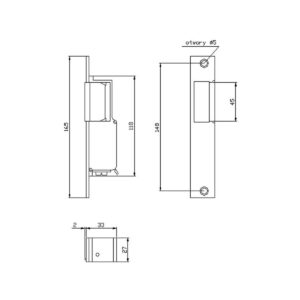 ZACZEP ELEKTRA R2 WĄSKI PRAWY