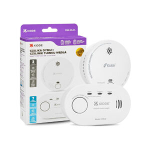 Zestaw 2 czujek KIDDE czadu i dymu