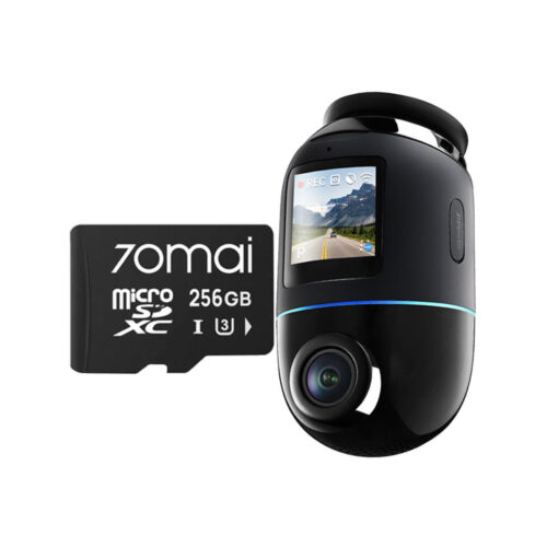 Wideorejestrator 70mai X800 Dash Cam 4K Omni czarny + microSD 70mai 256GB