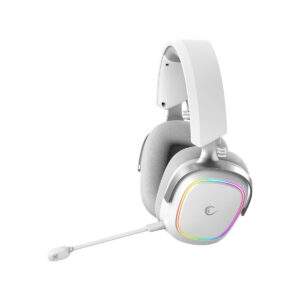 Słuchawki Rampage RETSU Słuchawki bezprzewodowe nauszne BT 2.4G RGB białe