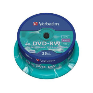 b408ae9cc939b90e7b15f98bd696a47a_original Płyty DVD-RW Verbatim SERL spindle (25szt.)