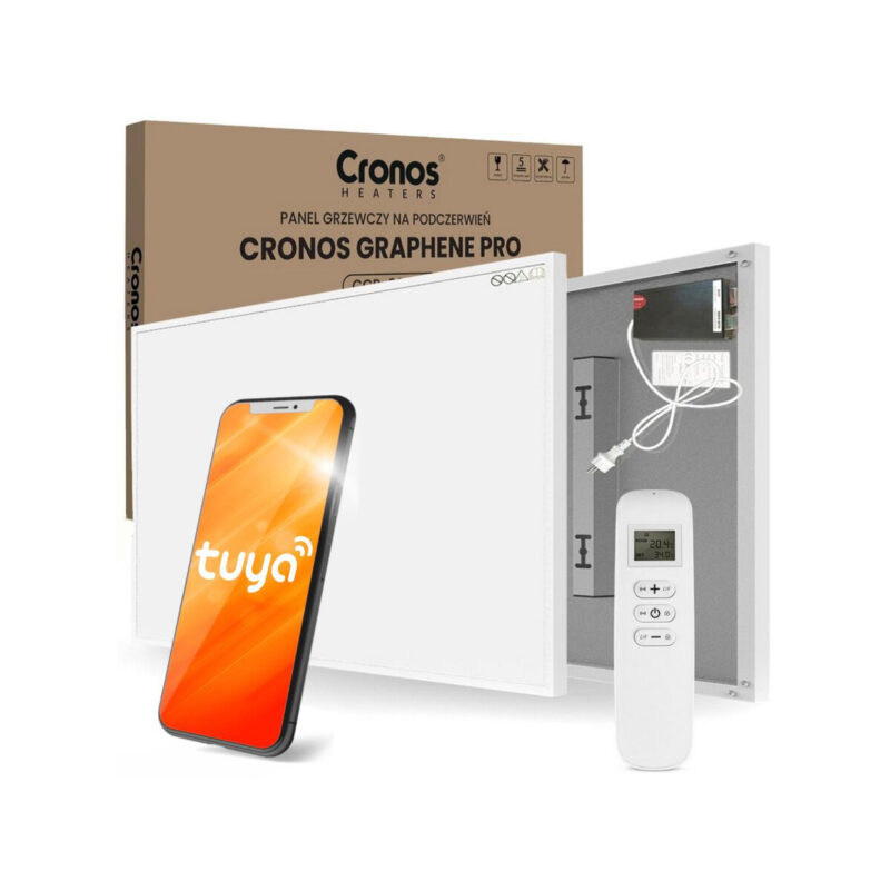 Panel grzewczy IR CRONOS Graphene PRO CGP-1100TWP White