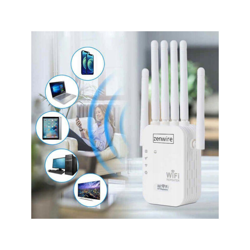 b4e3702213baee1f65fc4fa2b1ac7e87_original Wzmacniacz Sygnału Repeater WiFi 5 Zewnętrzny Repeater Access Point Zenwire WD-R1201U 1200 Mb/s