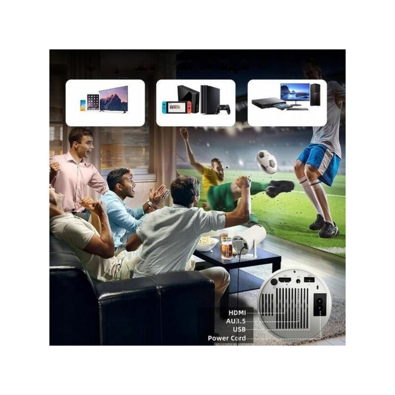 Przenośny Projektor Zenwire R1 Full HD Android Wifi Bluetooth Obrotowy