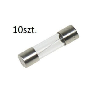 BEZPIECZNIK TOPIKOWY B-1000 1000mA SZKLANY, ZWŁOCZNY 1A 250V 10szt.