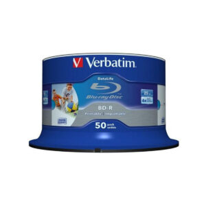 Płyty Blu-Ray Verbatim BD-R SL Printable 25GB Cake (50szt.)