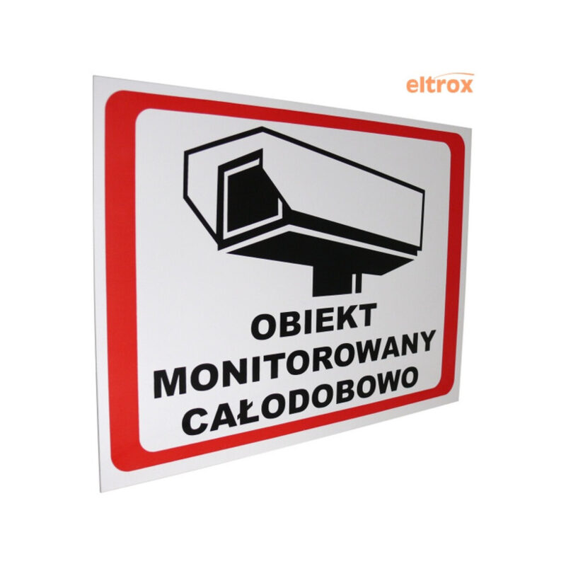 TABLICA OBIEKT MONITOROWANY 6586