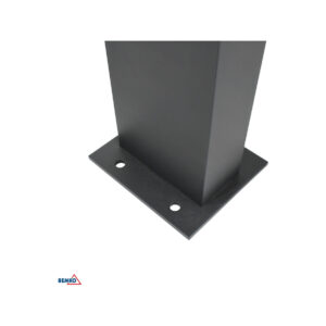 HYBRYDOWY SŁUPEK OGRODOWY LED BEMKO SOLVEO 7W 600LM 3000K/4000K/6500K 80CM IP65 DARK GREY CZ.PIR