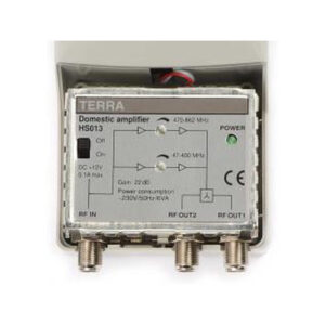 Wzmacniacz HS-013 (12V) Terra VHF/UHF 1we/2wy