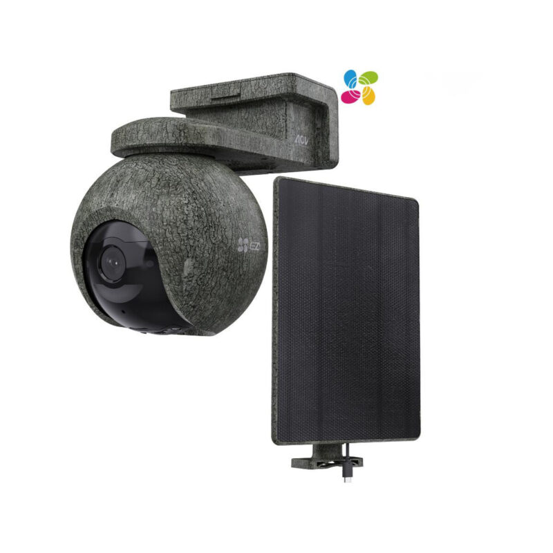 b69bb6f18f10cd8525116bddef602618_original Kamera IP Ezviz EB8 PRO 4G Ranger Kit 8MP z panelem słonecznym 8W 4G Wi-Fi moro