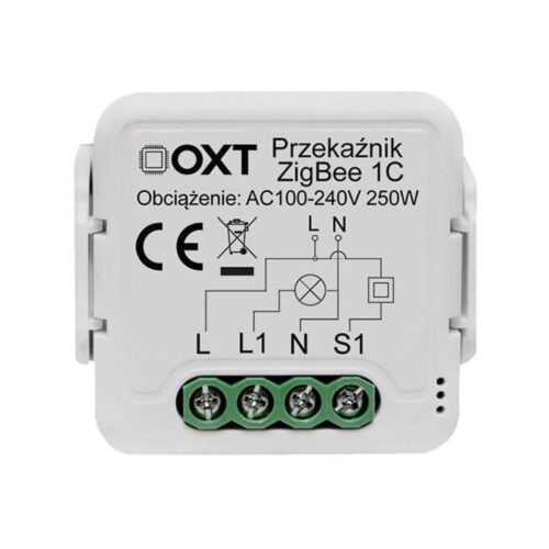 Moduł OXT mini przekaźnik 1 obwód ZigBee TUYA T261