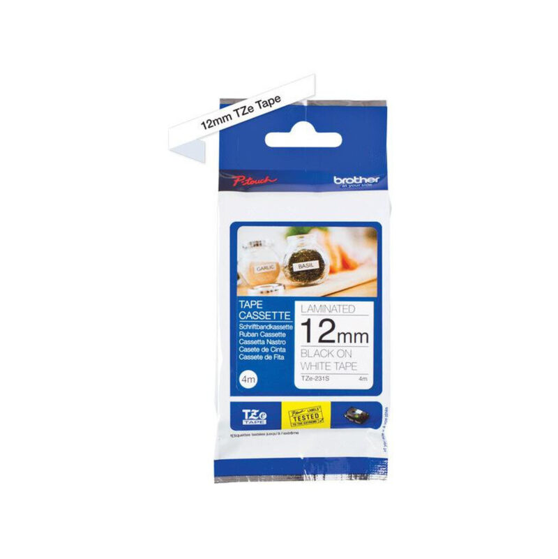 Taśma Brother Tape Caseette LAMINATED 12mm (4m)