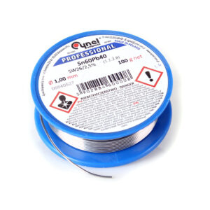 CYNA LUTOWNICZA CYNEL SZPULKA 100G 1MM Sn60Pb40 SW26