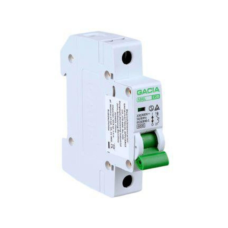 Wyłącznik nadmiarowoprądowy,6kA,C,1-pole,16A GACIA SB6L C 1P 16A